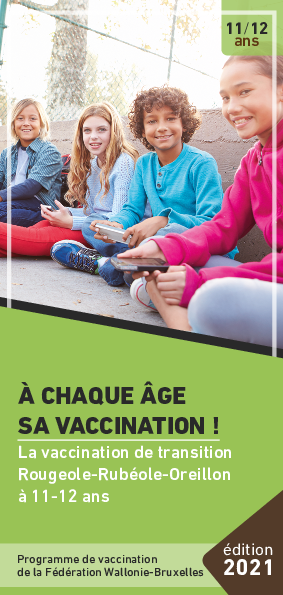 Téléchargez notre brochure La vaccination à 11-12 ans (pdf)