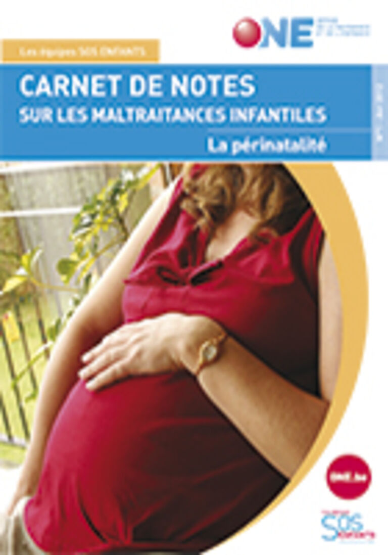 une femme enceinte caresse son ventre