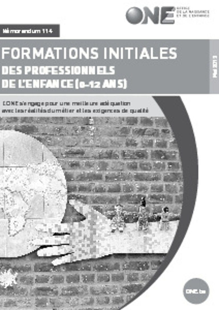 couverture de la brochure des formations