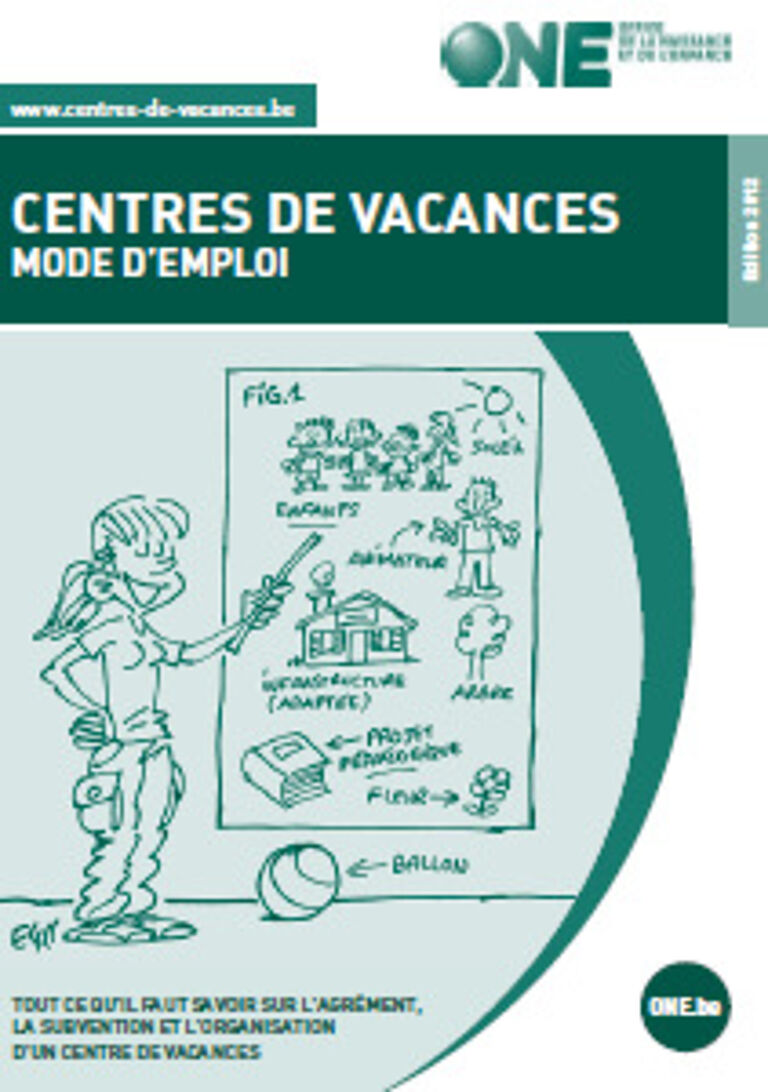 couverture de la brochure centres de vacances