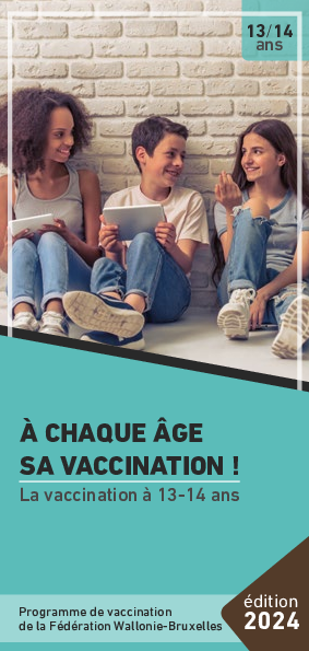 Téléchargez notre brochure La vaccination à 13-14 ans (pdf)