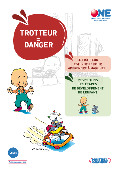 Téléchargez notre brochure Trotteur = danger !  (pdf)