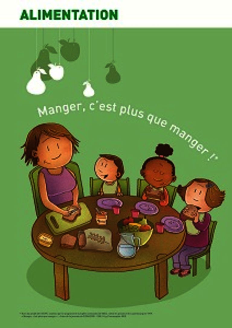 enfants autour d'une table