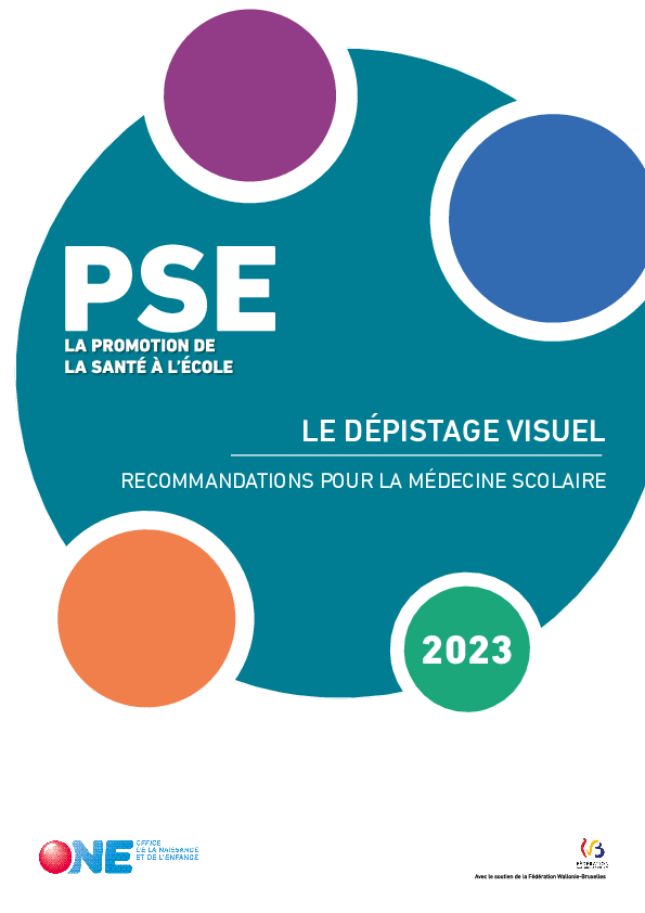 Téléchargez notre brochure Dépistage visuel : recommandations pour la médecine scolaire (pdf)