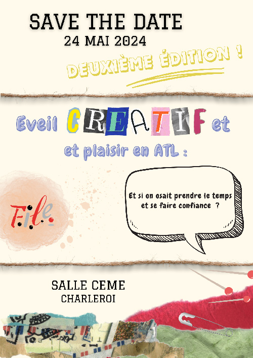 Colloque de la FILE "Éveil créatif et plaisir en ATL" le 24 mai 2024 