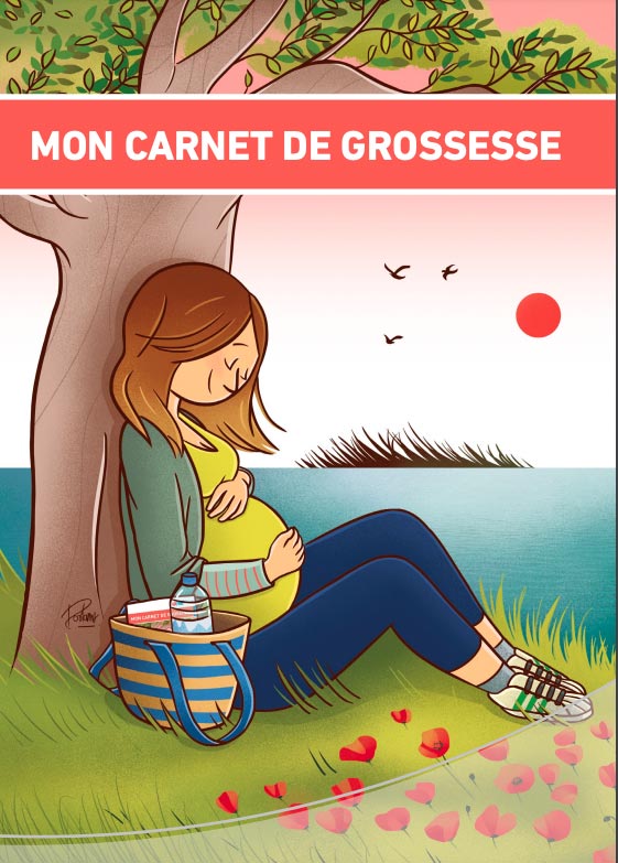 Carnet de Grossesse: Mon journal de grossesse à remplir, Agenda de  grossesse pour une future maman