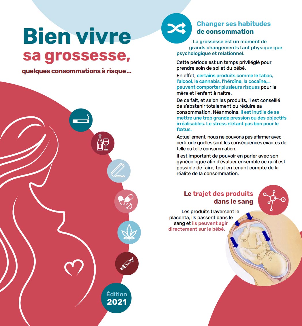 Téléchargez notre brochure Grossesse et consommations (pdf)