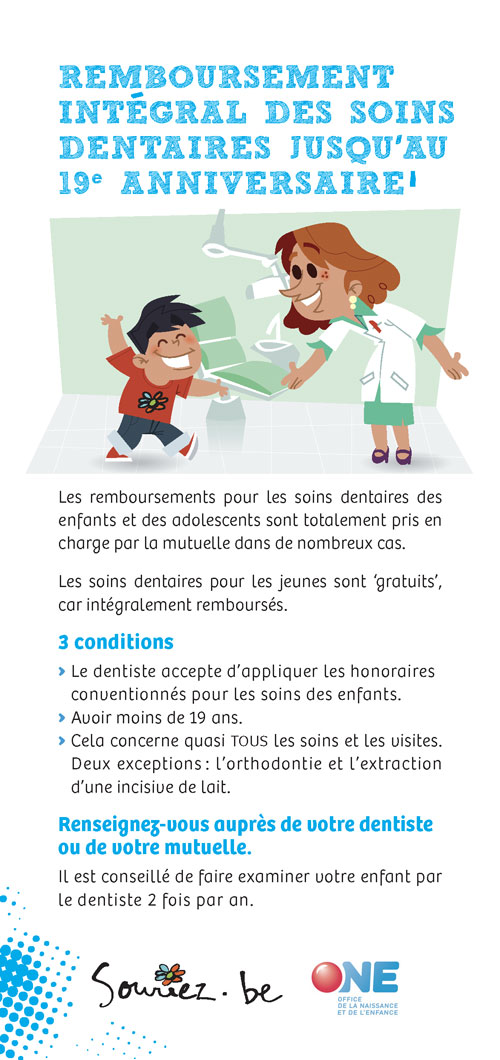 Téléchargez notre brochure Gratuité des soins dentaires (pdf)