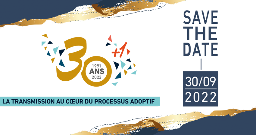 30 ans d'ONE Adoption : Save the date 