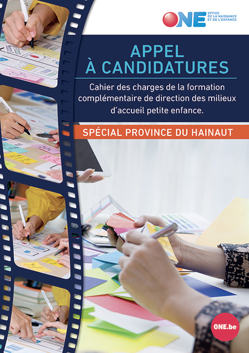 Appel à candidatures spécial Hainaut : formation complémentaire de direction des milieux d’accueil petite enfance